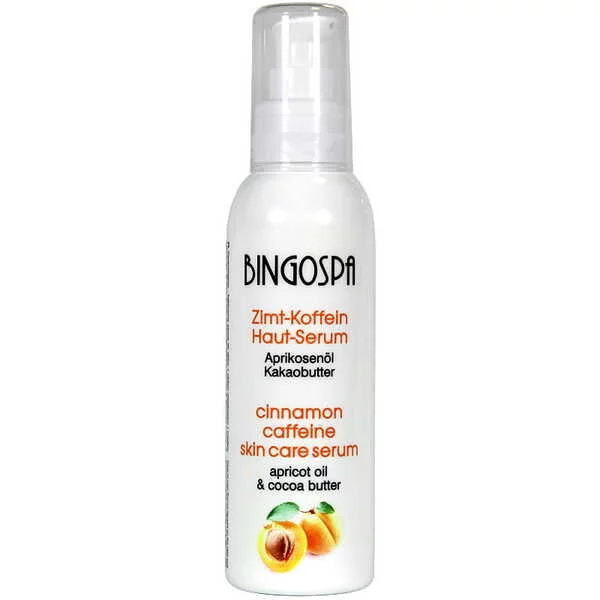 BingoSpa Cynamonowo-kofeinowe serum z olejem morelowym i masłem kakaowym 135g