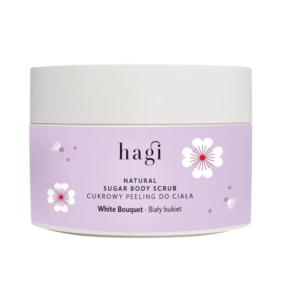 Hagi Cukrowy peeling do ciała Biały Bukiet 200g