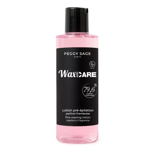 Peggy Sage, lotion przed depilacją o zapachu malin, 250ml