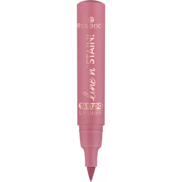 Essence Line N' Stain! Tattoo Lip Liner, długotrwała konturówka w płynie do ust, 01 - Everyone's Nude-Pink, 2.5ml