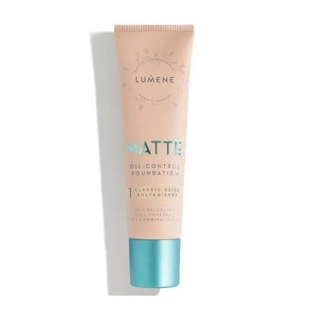 Lumene, podkład matujący, MATTE 1 Classic Beige