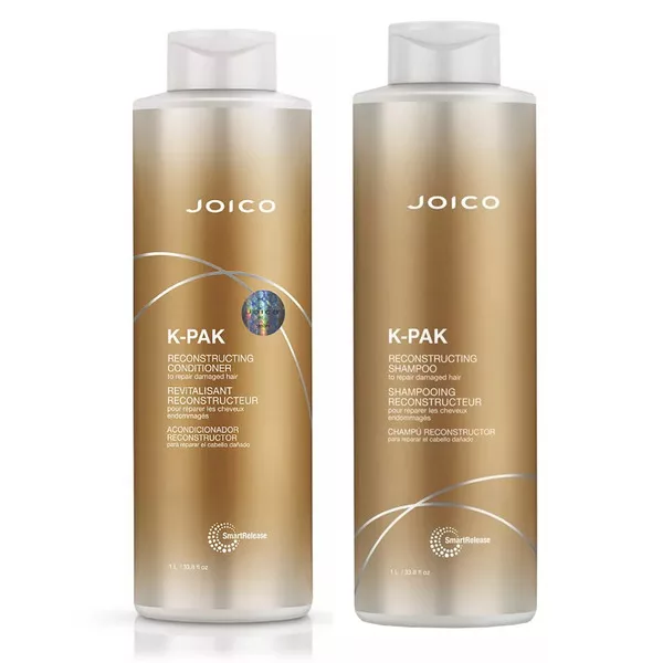 Joico K-Pak, zestaw XL regenerujący do włosów zniszczonych, szampon + odżywka