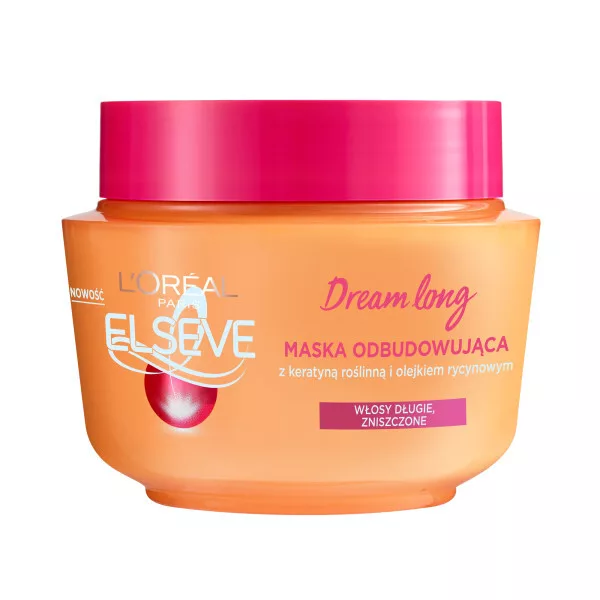 L'Oreal Paris Elseve Dream Long Maska Odbudowująca do włosów długich i zniszczonych, 300ml