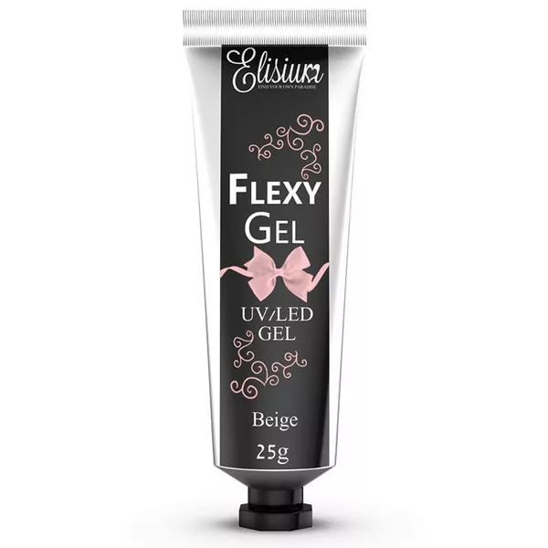 Elisium, żel do przedłużania paznokci Flexygel Cover Beige, 25 g