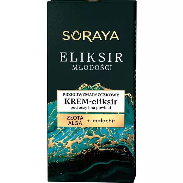 Soraya Eliksir Młodości, Przeciwzmarszczkowy krem pod oczy, 15ml