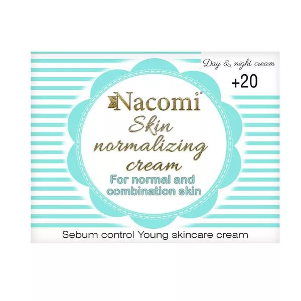 Nacomi, krem normalizujący 20+, 50ml