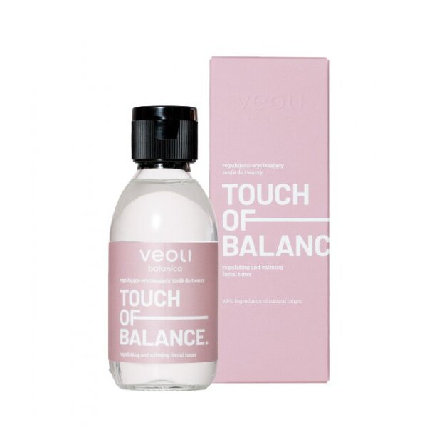 Veoli Botanica Touch of Balance, regulująco-wyciszający tonik do twarzy, 150ml