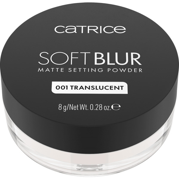 Catrice Soft Blur Matte Setting Powder, sypki puder utrwalający, 001 Translucent, 8g