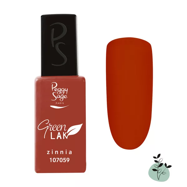 Peggy Sage Green Lak, lakier do paznokci utwardzany lampą UV/LED, zinnia, 10ml