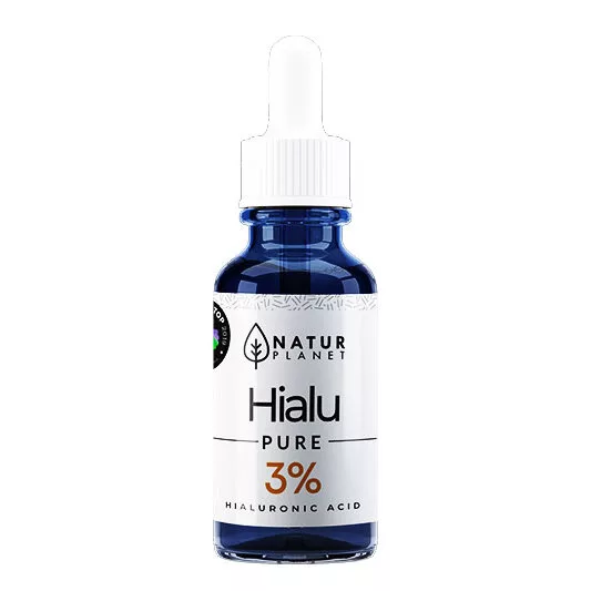 NaturPlanet Hialu-Pure Forte 3%, serum z czystym kwasem hialuronowym, 30ml