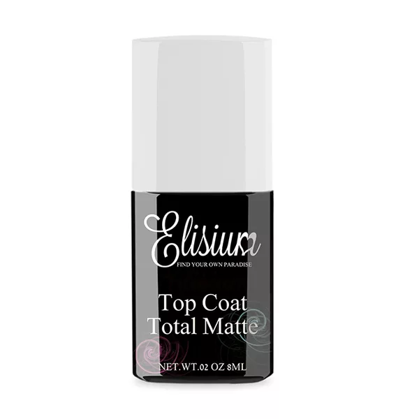 Elisium, baza pod lakiery hybrydowe Top Coat Total Matte, 9g