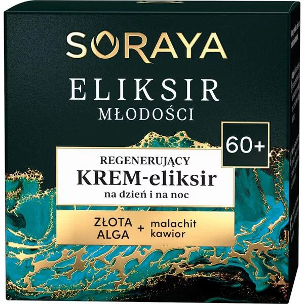 Soraya Eliksir Młodości, Regenerujący krem 60+ dzień/noc, 50ml