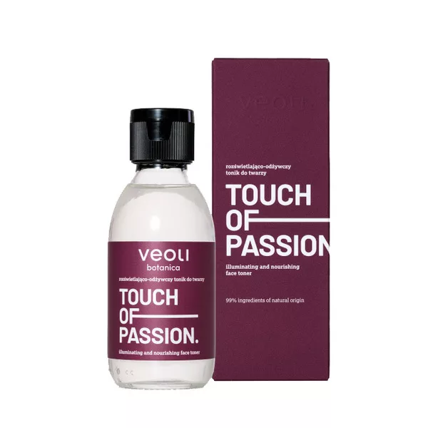 Veoli Botanica Touch of Passion, rozświetlająco-odżywczy tonik do twarzy, 150ml