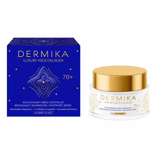 Dermika Luxury Neocollagen Kolagenowy Krem Odżywczy 70+ Na Dzień I Na Noc, 50ml