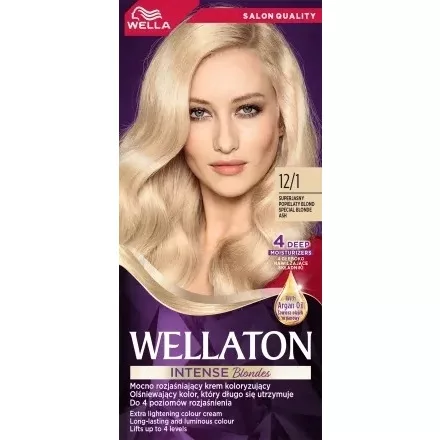 Wella Wellaton by Koleston, farba do włosów, Superjasny Popielaty Blond, 12/1, 100ml