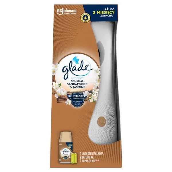 Glade Sensual Sandalwood & Jasmine - automatyczny odświeżacz powietrza, 269ml
