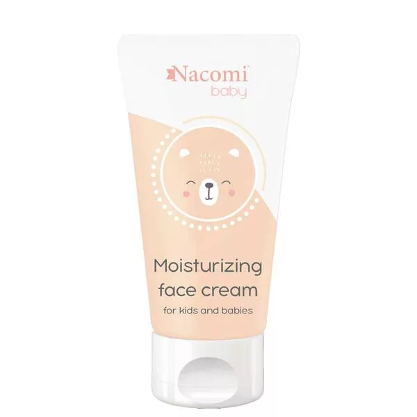 Nacomi Baby, nawilżający krem do twarzy dla dzieci, 50ml