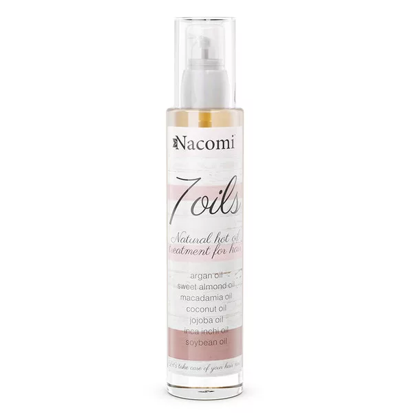 Nacomi, maska do włosów 7 Olei - naturalna maska do olejowania włosów, 100ml