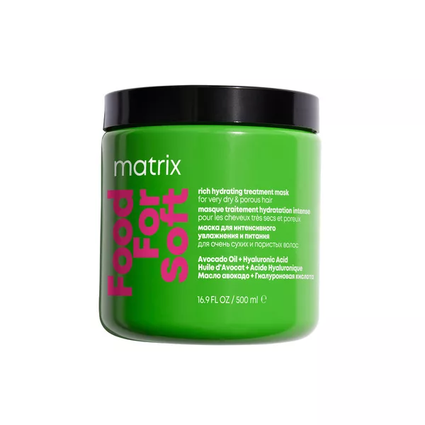Matrix Food For Soft, intensywnie nawilżająca maska do włosów suchych, 500ml