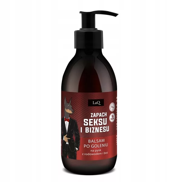 LaQ Zapach seksu i biznesu, balsam do twarzy i po goleniu silver, 150ml
