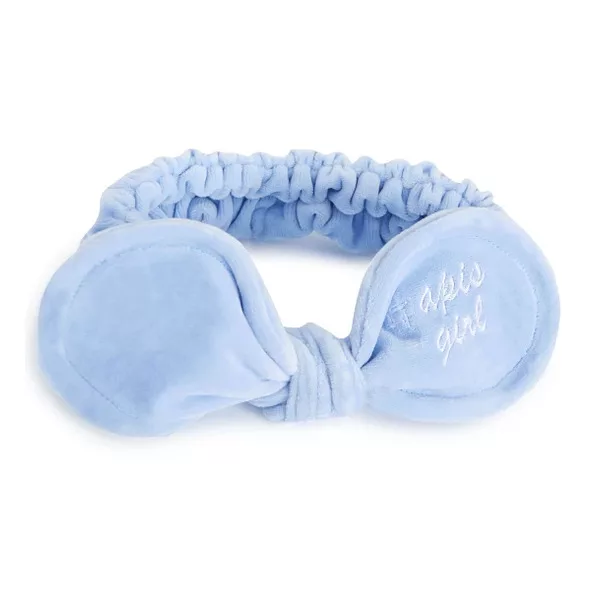 Apis, opaska kosmetyczna na gumce, baby blue #Apisfamily, 1szt