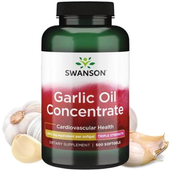 Swanson Garlic Oil 500 kaps