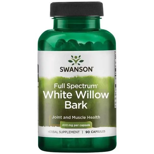 Swanson White willow bark 400mg 90kaps