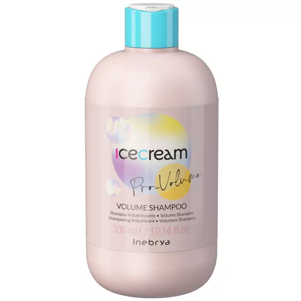 Inebrya Ice Cream Pro Volume, szampon zwiększający objętość, 300ml