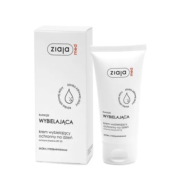 Ziaja Med Kuracja wybielająca, krem ochronny na dzień SPF 20, 50ml