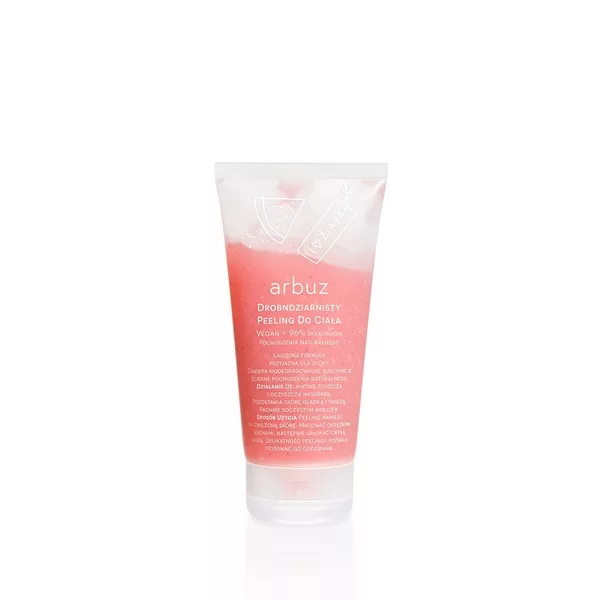 Ziaja Owocowa Pielęgnacja Arbuz, drobnoziarnisty peeling do ciała, 160ml