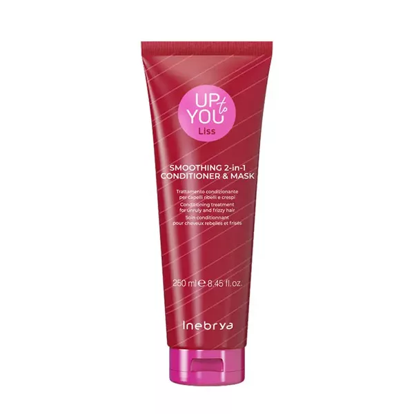 Inebrya Up To You Smoothing 2w1, wygładzająca maska i odżywka w jednym, 250ml