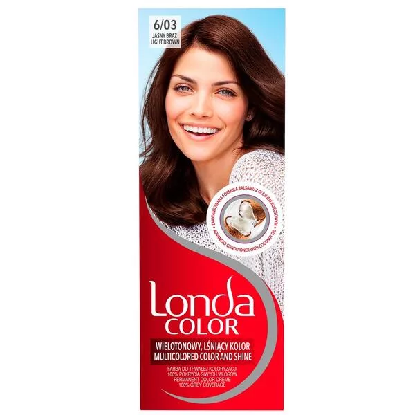 Londa Color, Farba do włosów jasny brąz 6/03