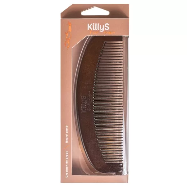 KillyS For Men Beard Comb drewniany grzebień do brody