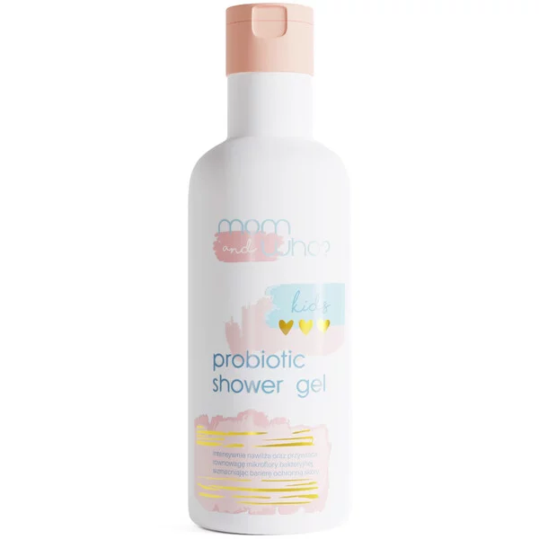 Mom and Who, probiotyczny nawilżająco-kojący żel pod prysznic, 250ml