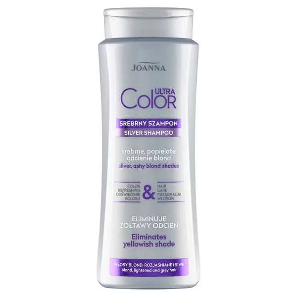 Joanna Ultra Color Srebrny szampon srebrne popielate odcienie blond 400 ml