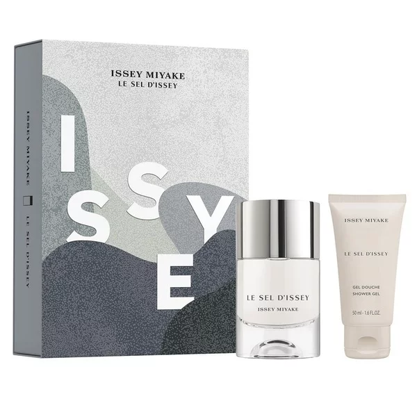 Issey Miyake Le Sel D'Issey zestaw upominkowy dla mężczyzn woda toaletowa 50ml + żel pod prysznic 50ml