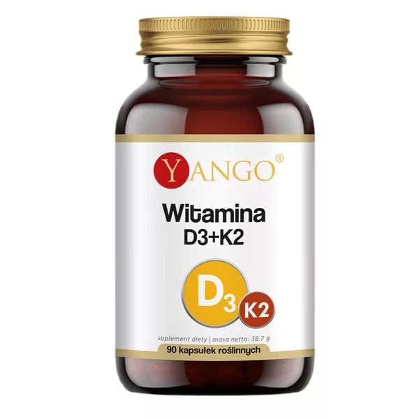 Yango Witamina D3 + K2 suplement diety 90 kapsułek