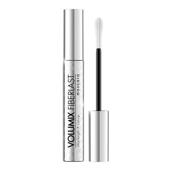 Eveline Volumix Fiberlast Curl, tusz do rzęs, wydłużająco-podkręcający, czarny, 10ml