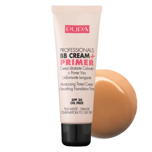Pupa krem BB, baza, cera tłusta i mieszana, 50ml, 001 Nude