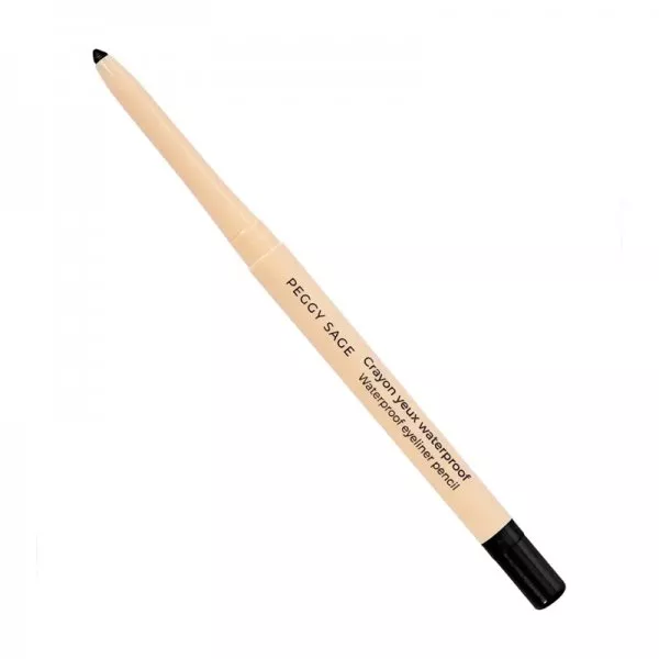 Peggy Sage Crayon yeux waterproof, wodoodporna, wykręcana kredka do oczu, noir, 0,3g