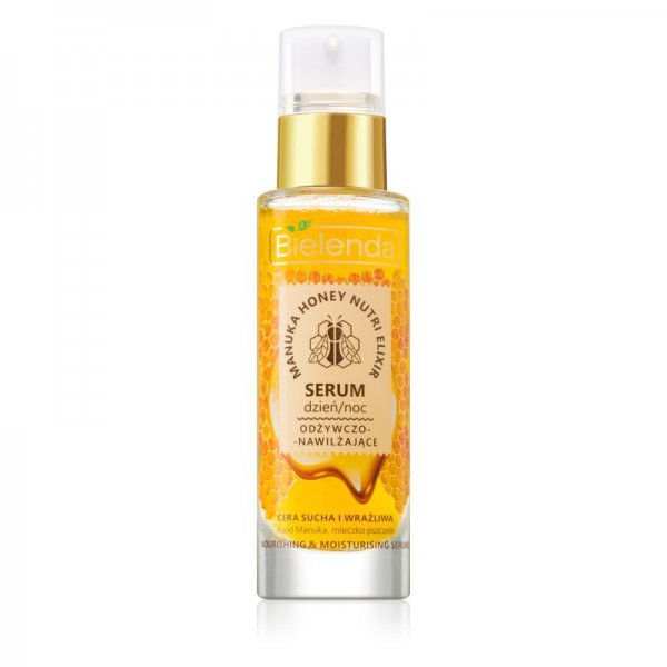 Bielenda Manuka Honey, serum do twarzy odżywczo-nawilżające, 30g