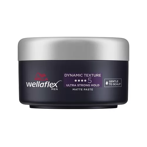 Wella Wellaflex Men, Dynamic Texture Matte Paste, matowa pasta stylizująca do włosów, 75ml