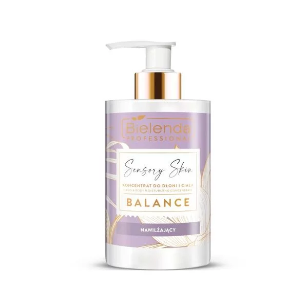 Bielenda Professional Is Sensory Skin, nawilżajacy krem do dłoni i ciała, balance, 300ml