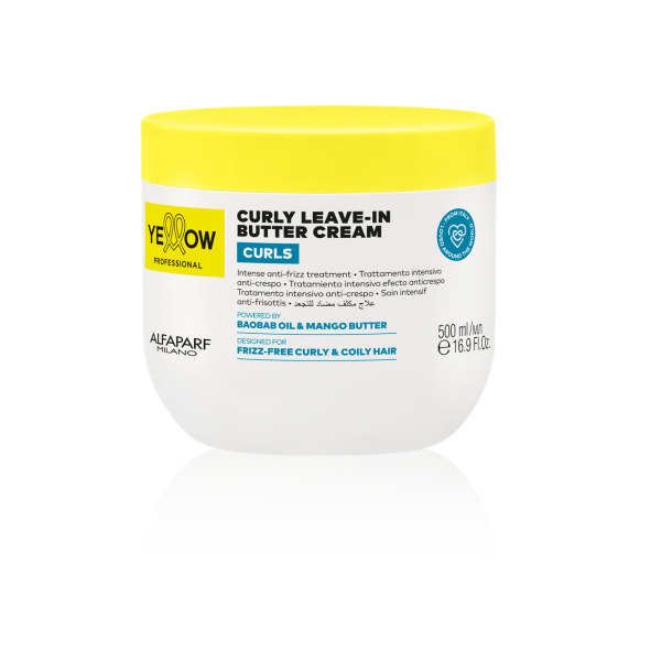 Yellow Professional Curls, kuracja bez spłukiwania przeciwko kręceniu się włosów, 500ml