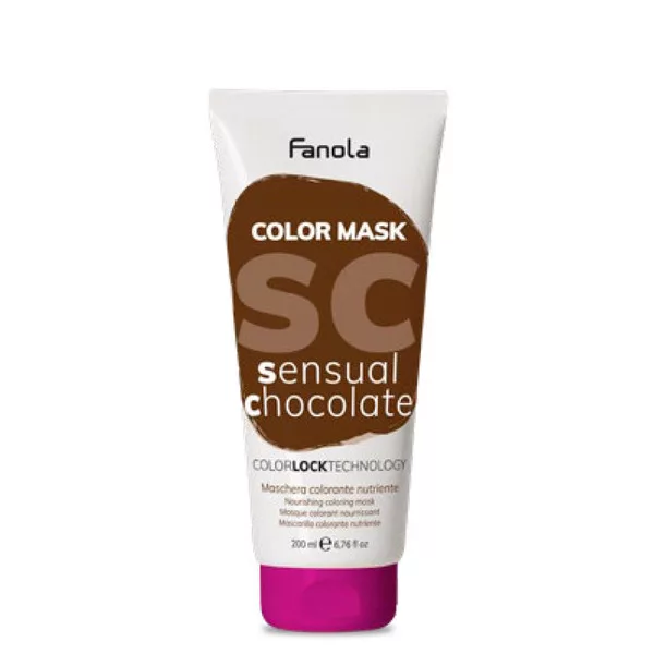 Fanola Color Mask, maska koloryzująca, 200ml, Sensual Chocolate