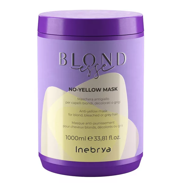Inebrya Blondesse No Yellow, maska do włosów, 1000ml