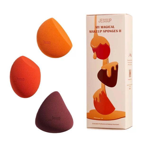 Jessup My Magical Makeup Sponges II gąbeczki do makijażu 3szt.