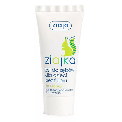 Ziaja Ziajka, żel do zębów dla dzieci bez fluoru, 50ml