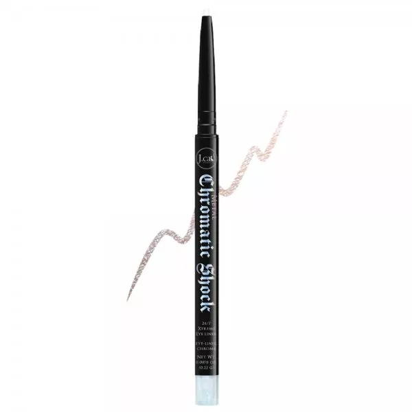 J.Cat Beauty Chromatic Shock 24 Extreme eye liner, automatyczna kredka do oczu z metalicznym połyskiem, Born to radiate, 9g
