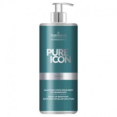 Farmona Professional Pure Icon, łagodzący płyn micelarny do demakijażu, 500ml
